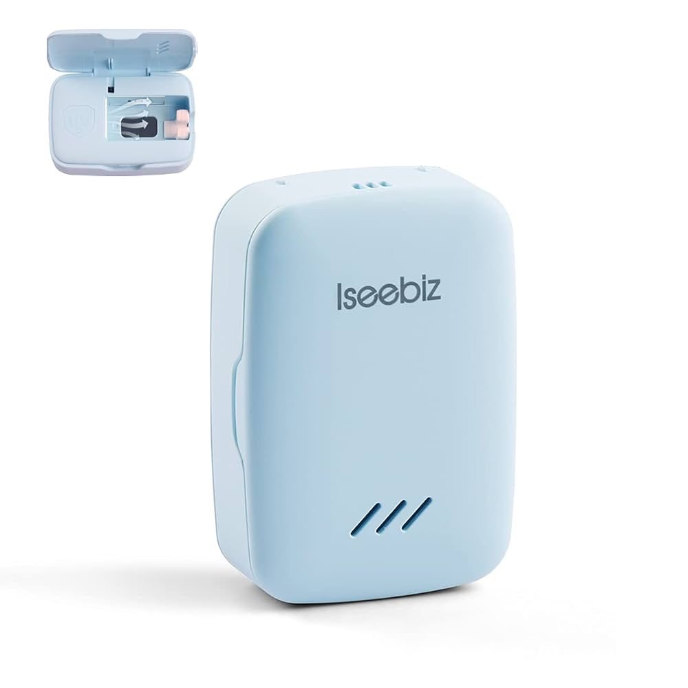 Amazon.co.jp: Iseebiz 歯ブラシ除菌キャップ 【UV-CLED+送風機